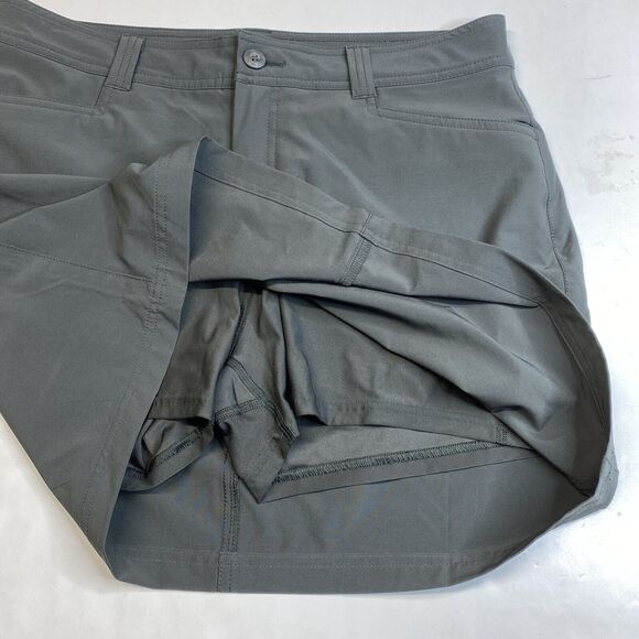 Eddie Bauer Active Skort Womens 8 Golf Tennis Gray Pockets Skirt/Shorts EUC - Picture 10 of 10